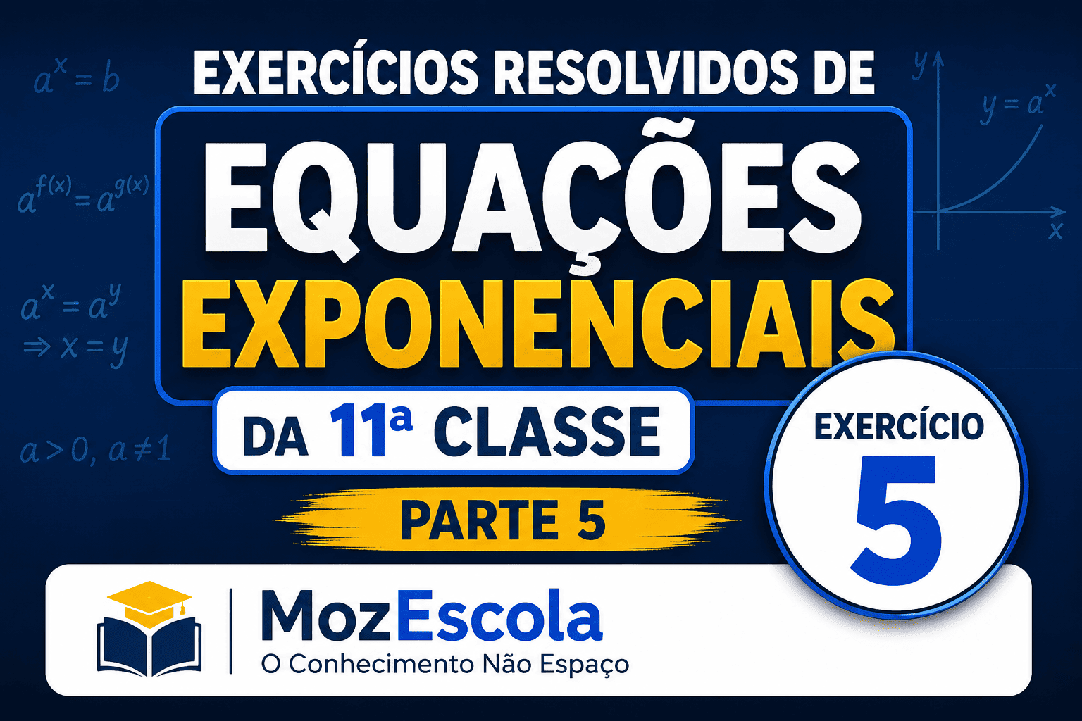 Exercícios Resolvidos de Equações Exponenciais da 11ª Classe, Parte 5