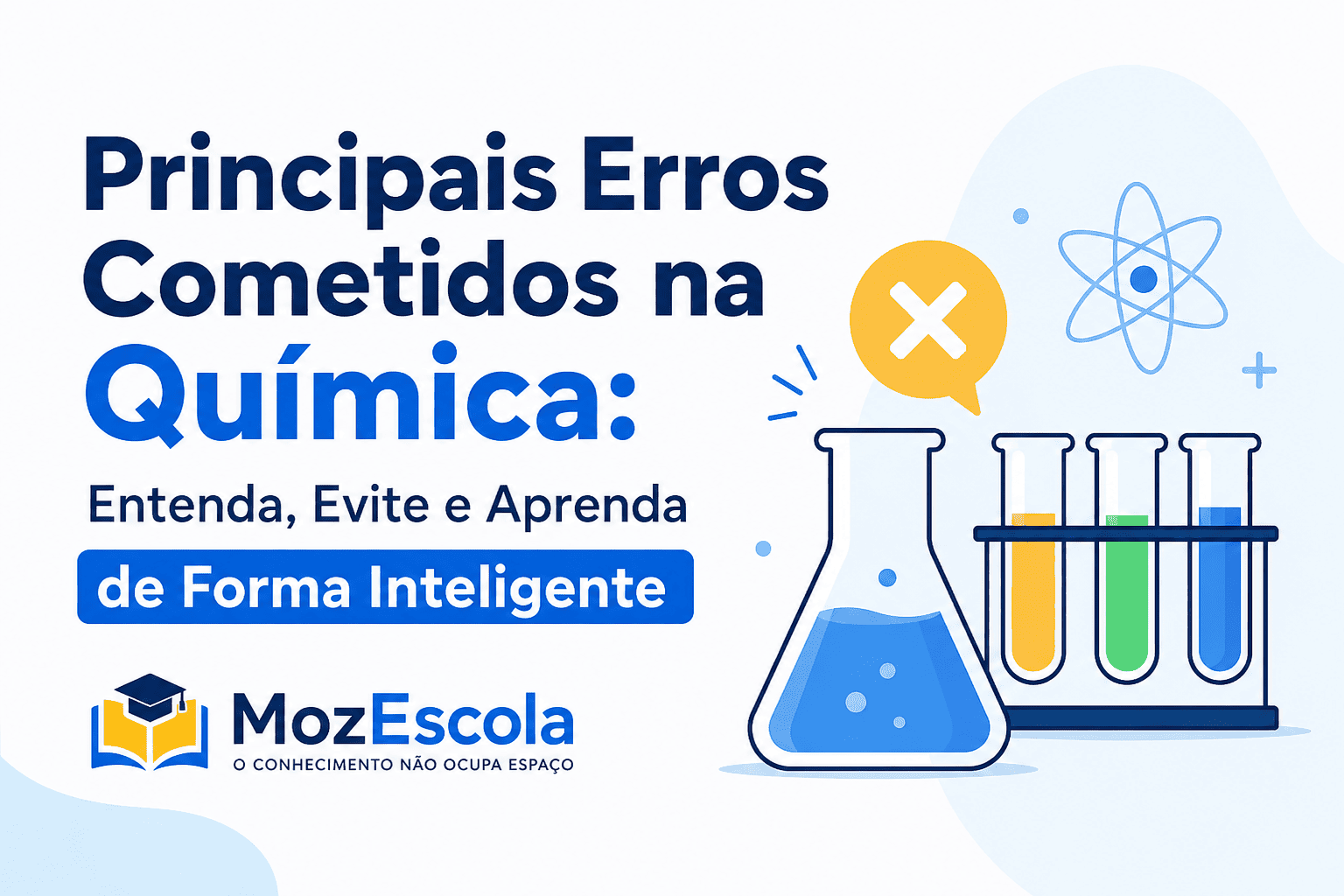 Principais erros cometidos na química