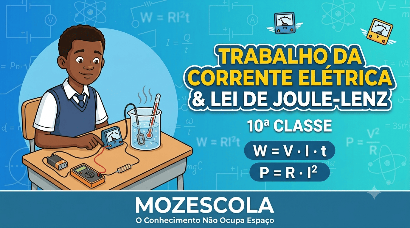 Trabalho da Corrente Elétrica e a Lei de Joule-Lenz